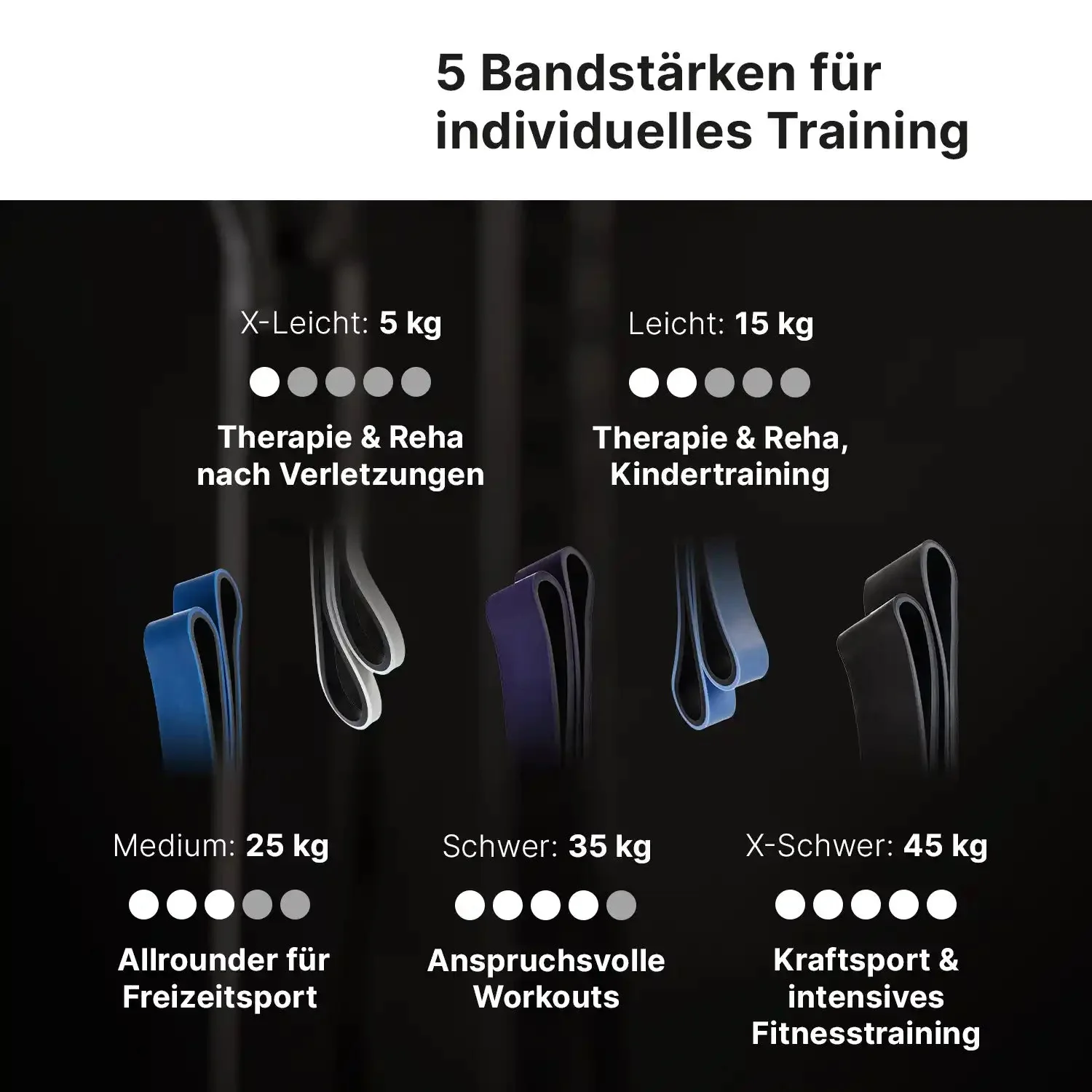 Power Bands | 5 Stück im Set - Image 5