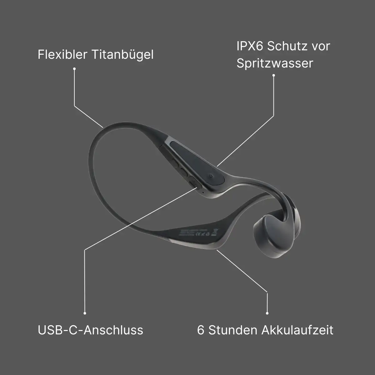 SoundVibe II Knochenschall Kopfhörer - Image 4