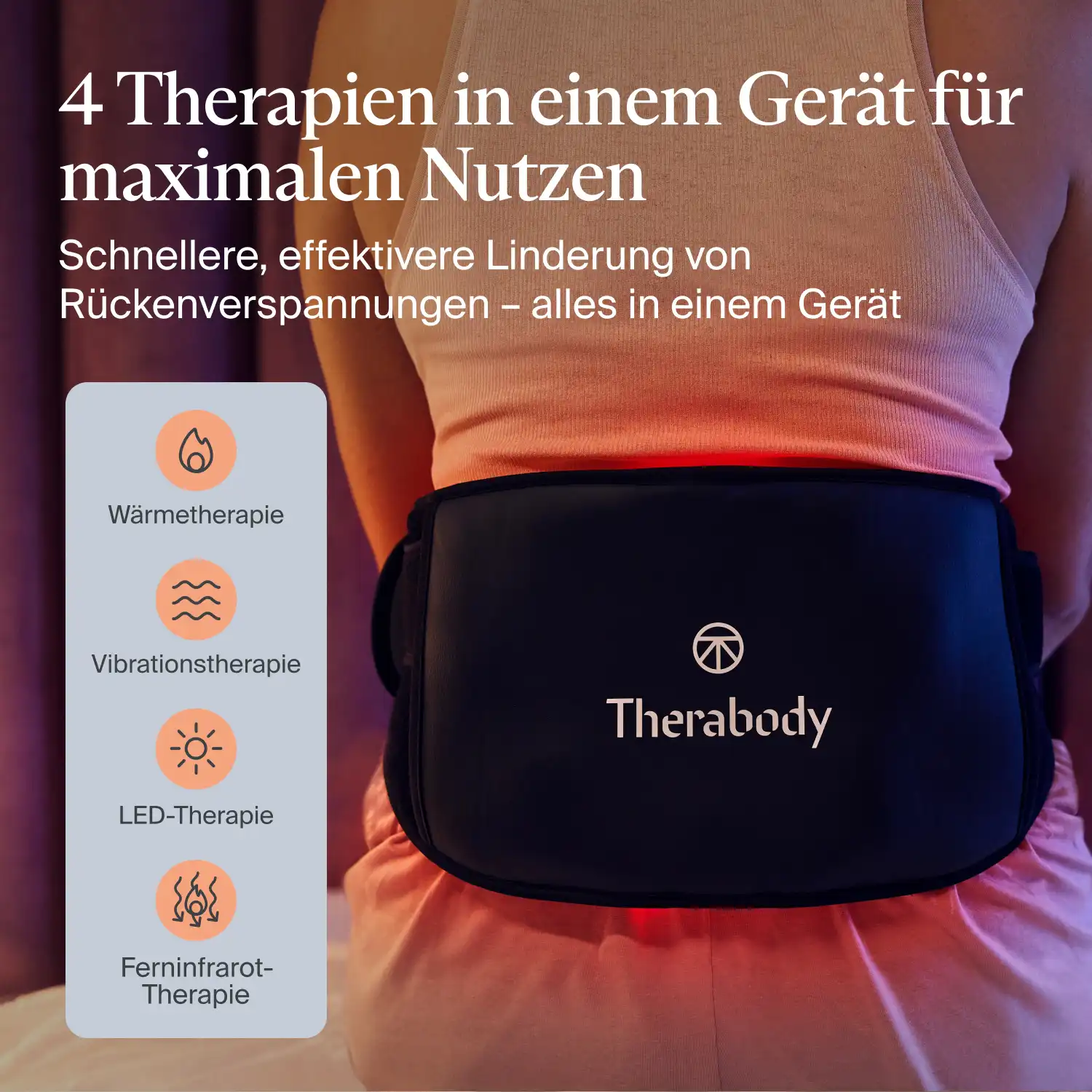 ThermBack LED Wärmegürtel Rückenbandage - Image 2